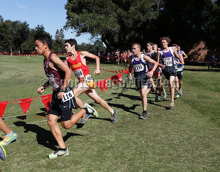 2015SIxcHSD1-069.JPG - 2015 Stanford Cross Country Invitational, September 26, Stanford Golf Course, Stanford, California.